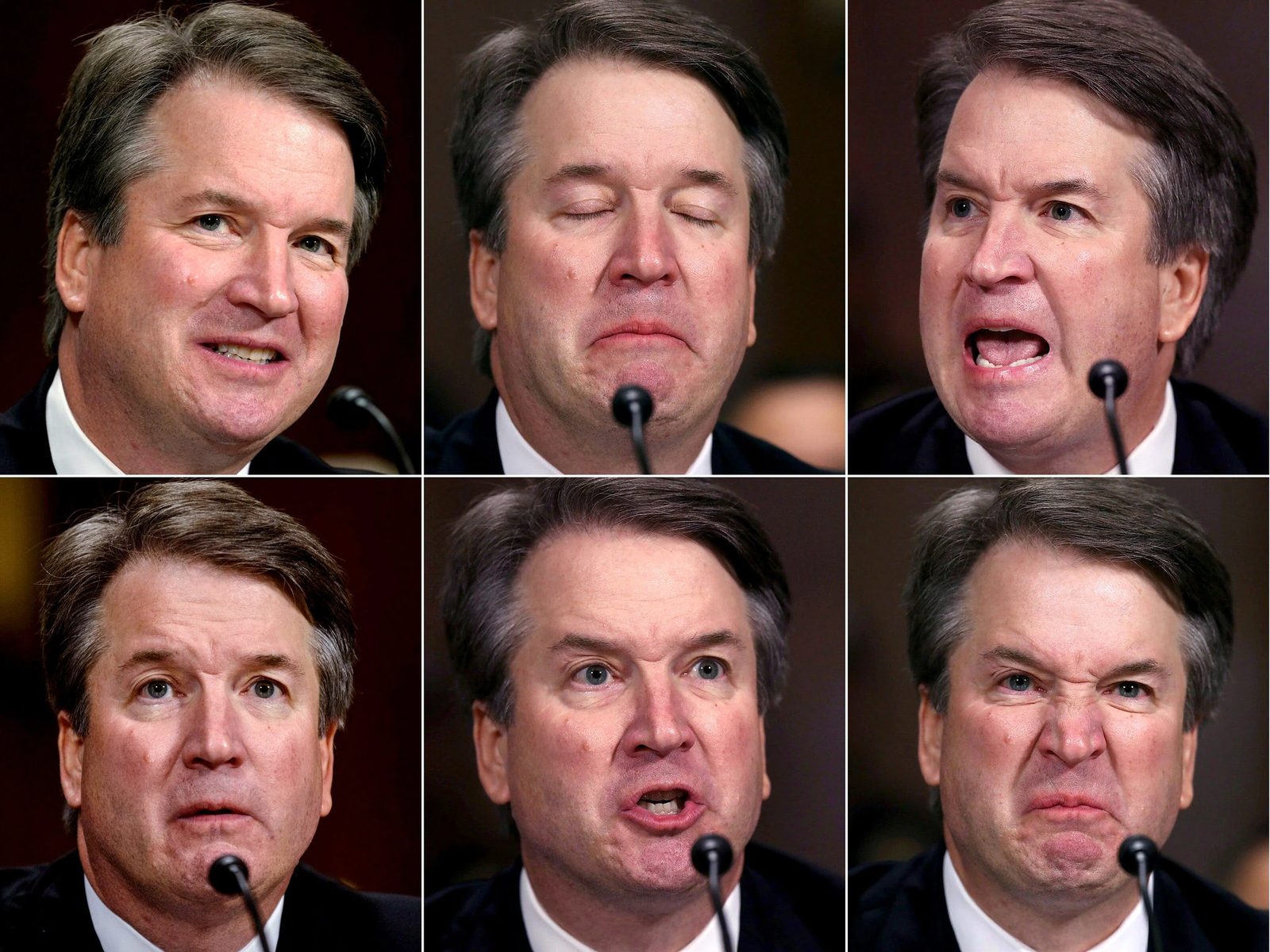 Brett Kavanaugh during his 2018 Senate confirmation hearing